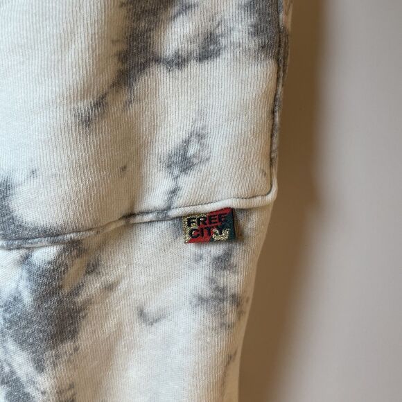 FREECITY SUPERBLEACHOUT Pocket Sweatpants White Storm Women’s Size XS Free City - Picture 11 of 13